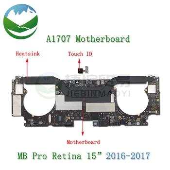 A1707 Matično ploščo Z Gumbom ID 820-00928-A za MacBook Pro 15 