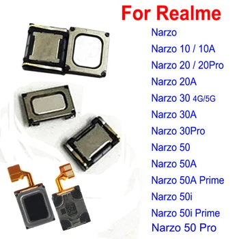 Slušalka Zvočnik Za Realme Narzo 10 20 30 50 Pro 10A 20 50A 50i Prime 4G 5G Slušalke Zvočnik Zvočne Flex Kabel Deli
