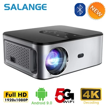 Salange X3 Prenosni Projektor 5G WiFi Bluetooth Android 9.0 500 ANSI Full HD 4K 1080P Outdoor Film Smart Home Theater Proyector