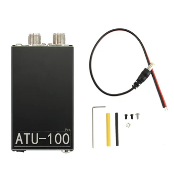 ATU-100 PRO Avtomatski Antenski Tuner Za 1,8 Mhz-30Mhz OLED Zaslon Baterija Znotraj 10W Do 100W Kratkotalasni Radio Postajo