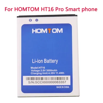 100% Nov Original HOMTOM HT16 zamenjajo Baterijo 3000mAh li-ion Back-up Baterija za HOMTOM HT16 Pro Pametni telefon