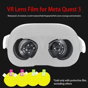 VR Objektiv Film Za Meta Quest 3 Objektiv Zaščitnik VR Film Kritje Anti-Scratch VR Slušalke Čelada Za Meta Quest 3 Pribor
