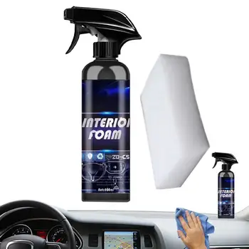 Avto Podrobno Interior Cleaner Spray Penasto Čistilo Avto Detailer Stain Remover Učinkovito Čiščenje Avtomobila Pene Razpršilec Globinsko Čiščenje