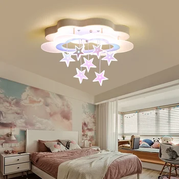 sodobna stropna svetilka, spalnico, lučka ustvarjalne osebnosti oblak razsvetljavo fant dekle otroci soba stropna svetilka