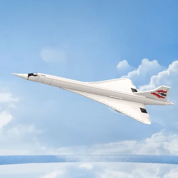 MOC Nadzvočno Letalo Concorde gradniki Concord Zrakoplova Model gradniki Zelo velikih potniških letal Igrače Darila