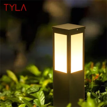 ·TYLA Sončna Trata Svetlobo na Prostem LED Nepremočljiva Sodobno Vrtno Svetilko Doma Dekorativne Za Villa Park Obojestransko tiskanje