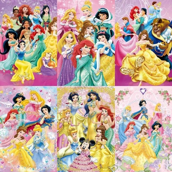 5D DIY Diamond Slikarstvo Disney Risank Anime Princesa Mozaik Diamond Vezenje Celoten Kvadratni/Krogu Doma Dekor Navzkrižno Šiv Kompleti
