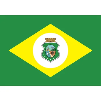 Zastavo Ceara Brazilija Se Uporablja Za Dekoracijo