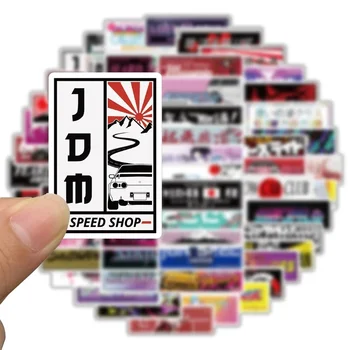 10/30/66PCS Japonska Dirke Slog JDM Spremembe Skateboard Prenosni Telefon Nalepke za Kovček List Kawaii Nalepke Nalepka