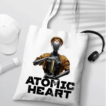 skupnosti za atomsko srce nakupovalno vrečo iz jute bag torbica eco tote bolsas de tela vrečko za večkratno uporabo boodschappentas zložljive jute tkanine sac toile