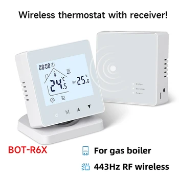Pametni Brezžični Termostat Za Plin Kotel Ogrevanje prostorov RF Doma Temperaturni Regulator Programabilni Wifi Termostat Dodatki
