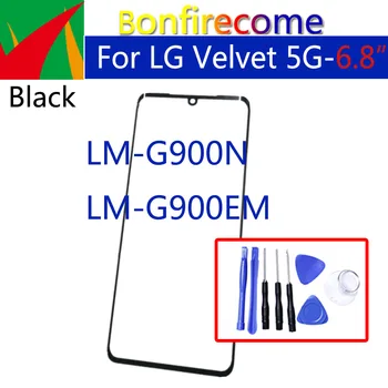 Zamenjava Zunanji Zaslon Za LG Žamet 5G LM-G900N LM-G900EM Zaslona na Dotik Zaslon LCD na Sprednji Dotik steklen Pokrov Objektiva