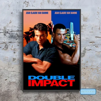 Dvojni Učinek (1991) Filmski Plakat, Fotografija Na Naslovnici Platno, Tisk Wall Art Doma Dekor (Brez Okvirja)