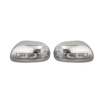 2 Pack 2009-2013 za Avtomobile kromirane Stranske LED Luči, Ogledala Pokrov Modeliranje