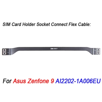 Za Asus Zenfone 9 AI2202-1A006EU Držalo za Kartico SIM Vtičnico Priključite Flex Kabel Zamenjava