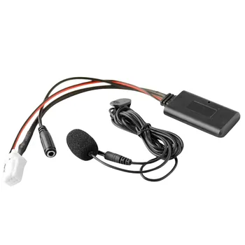 Avto Bluetooth 5.0 Vhod Aux o Kabel Mikrofona Prostoročno Adapter 8Pin Plug za Nissan Sylphy Tiida Qashqai Geniss