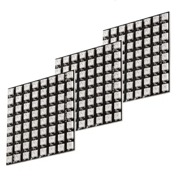 3 x U 64 LED Panel CJMCU-šahovnica z 8 × 8 Modul Združljiv z in za