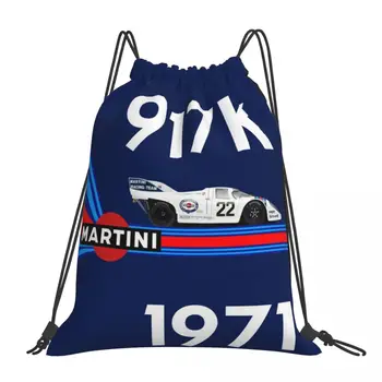 Martini Racing 917K 1971 Nahrbtniki Prenosni Vrvico za zavezovanje Vreče Vrvico Snop Žep za Shranjevanje Vrečko, Knjige, Torbe Za Človeka, Ženska Šola