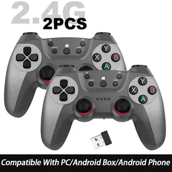 2.4 G Brezžični Gamepad Dvojno Igro Krmilnik za Igre Box USB Igra Palčko za PC /Android TV Box Gaming Krmilniki