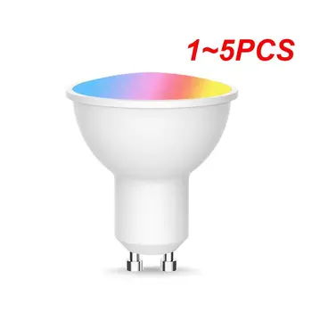 1~5PCS Tuya Gu10 Pozornosti Wifi Smart Žarnice Za Alexa Doma 5w RGB CW Wifi Smart Home Gospodinjski APP Nadzor Razsvetljave
