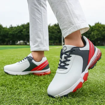 Luksuzne blagovne Znamke Golf Usposabljanje Človek Proti Drsenju Telovadni Copati Moški Dobre Kakovosti Golf Čevlji za Moški Oblikovalec Konice Golf Čevelj Moški