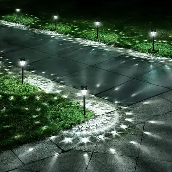Zunanji Solar Powered Vrt Okrasne Vrtne Svetilke LED Pravljice Luči za Dvorišče Pot Ulica Dekoracijo Nepremočljiva Freeshipping