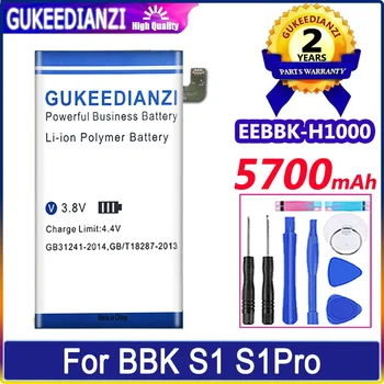 GUKEEDIANZI Baterije EEBBK-H1000 5700mAh Za BBK S1Pro S1 Pro Mobilni Telefon Bateria