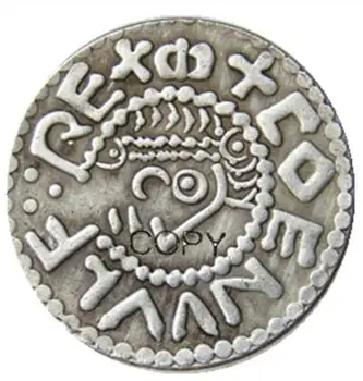 UF(23)Združeno Kraljestvo Coenwulf 805-810 enega Penija Silver Plated Kopija KOVANCA