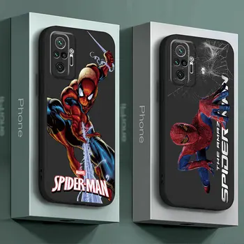 Telefon Primeru za Xiaomi Redmi 9A 10 12 9T 10C 10A K60 K60E K40s A2 A1 Plus 9 9C K50 Gaming K40 Pro Marvel Spider-Man Anime Pokrov