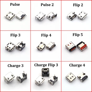 5pcs Tip B Polnjenje prek kabla USB Priključek Vrata Za JBL Polnjenje 3 4/Flip 5 4 3 2 Posnetek 2 Flip5 Impulza 2 Bluetooth Zvočnik Podatkov Jack Vtičnico