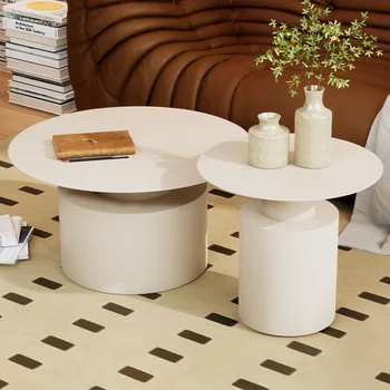 Ustvarjalne kovanega železa kombinacija enostavnih okroglo mizico, malih gospodinjskih eno nočno omarico preprosto majhno tabela
