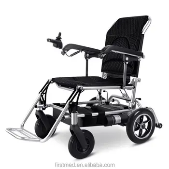 Nova Zasnova Zložljiva Prenosna Aluminija Električni Invalidski Voziček Z Litijevo Baterijo
