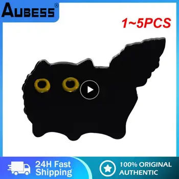 1~5PCS Cartoon Živali čarobne gumbe za Gledanje Žabast Black Cat Dekorativni Stud Čar Nakit za Iwatch Silikonski Trak Watchband