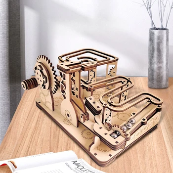 Otrok Sestavljanke, 3D Puzzle DIY Kamen Metalec Ročno Montažo Igračo Mehanska Steza Model