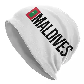 Maldivi Državi Zastave, Bonnet Klobuk Priložnostne Prostem Skullies Beanies Klobuki za Moške, Ženske Toplo Dvojno rabo, Kape