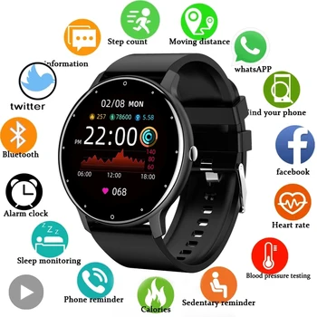 Digitalni Zapestni Pametno Gledati Elektronski ročno uro Fitnes Smartwatch Šport Povezan Ura Za Moške, Ženske Nepremočljiva Android, IOS