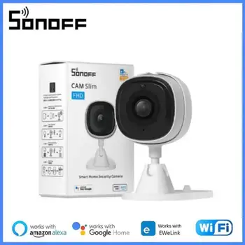 SONOFF CAM Slim Wi-Fi Smart Security Kamera 1080P dvosmerni Avdio Nadzor Samodejno Sledenje Baby Pet Spremljanje Dela Z Alexa
