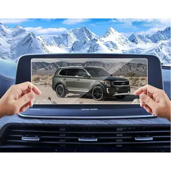 Za Kia Telurid 10.25 Palčni Kaljeno steklo Screen Protector 2020 2021 Avtomobilski Navigacijski Zaslon Auto Dodatki Notranjost
