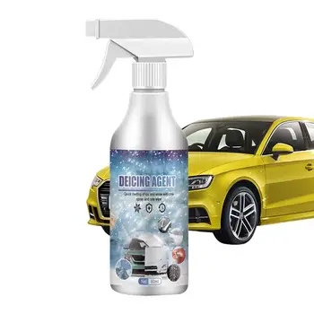 Deicer Spray Za Vetrobransko steklo Avtomobila 60ml Sneg Topi Vetrobransko steklo Deicer Močno Taljenje Ledu Agent Spray Učinkovito Večnamensko