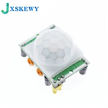 HC-SR501 Prilagodite IR Pyroelectric Ir PIR Senzor Gibanja, Detektor, Modul za arduino za raspberry pi kompleti + Primeru