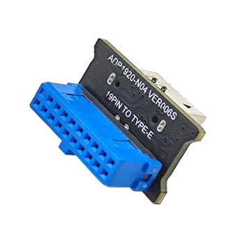 USB Spredaj 19PIN, da 3.1 Tip-C Sprednji Plošči Glave Tip-E Adapter 20 do 19 Pin