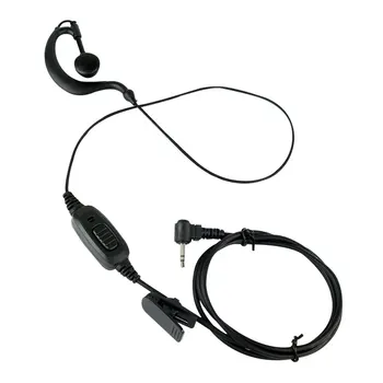 2 5 mm Walkie Talkie Slušalke Enem Ušesu, dvosmerna Radijska Slušalke Slušalke