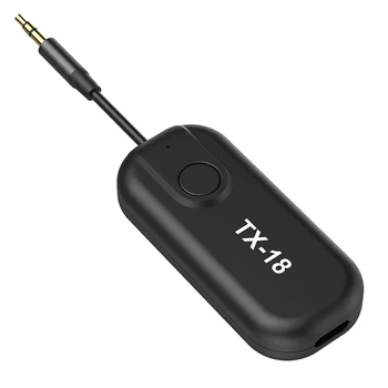 5.0 Bluetooth Oddajnik Sprejemnik 3.5 MM AUX oddajnik 2 V 1 Sprejemnik Brezžični Adapter Za Avto, TV, priključek za Slušalke PC