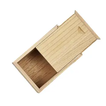 lesena škatla za shranjevanje nakita primeru 12.5*8.5*6.8 cm Škatle za Shranjevanje za dom Kvadratnih Dnevnik Polje Ustvarjalne Namizja za Shranjevanje Primeru Organizator