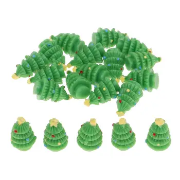 20 Kosov 2,2 cm Božično Drevo Lutka Igrače, Lutke Miniaturni Soba Predmeti, Okrasni Dodatki