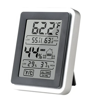 LCD-Digitalni Termometer, Higrometer Temperature v Zaprtih prostorih Priročno Temperaturni Senzor Vlažnosti Meter Merilnik Instrumenti