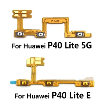 20PCS Za Huawei Y9S Y6P Y8S Y8P Y7P Y6S P40 Lite 5G / P40 Lite E Vklop Izklop Glasnost Strani Gumb Flex Kabel Nadomestni Deli