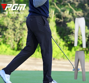 PGM Golf Hlače za Moške Poletne Hlače Visoko Stretch Šport Žogo Hlače Udobno Moške Hlače z Elastičnim Pasom