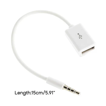 3.5 mm Moški AUX USB 2.0 Ženski Kabel, Adapter, Kabel, Avto Stereo Kabli za Predvajalnik Glasbe