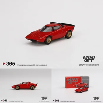 MINIGT 365 1:64 Stratos HF Stradale Rosso Arancio Zlitine Diorama Modela Avtomobila Igrače
